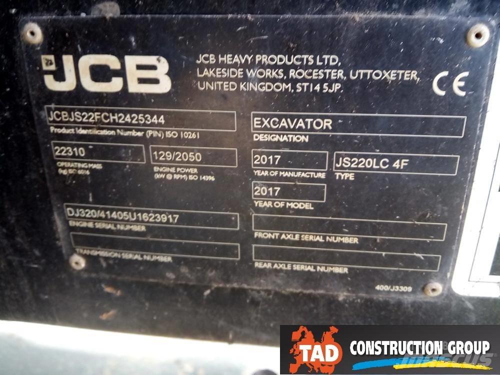 JCB JS 220 LC Roomikekskavaatorid