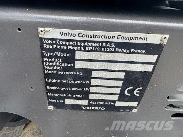 Volvo ECR50F Miniekskavaatorid < 7 t