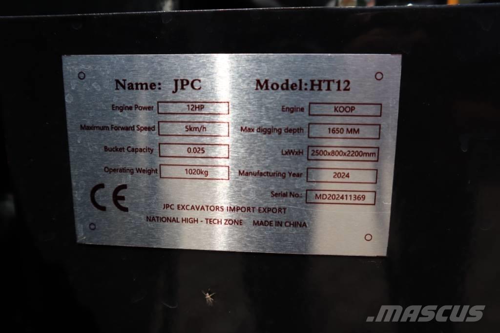 JPC HT12 Miniekskavaatorid < 7 t