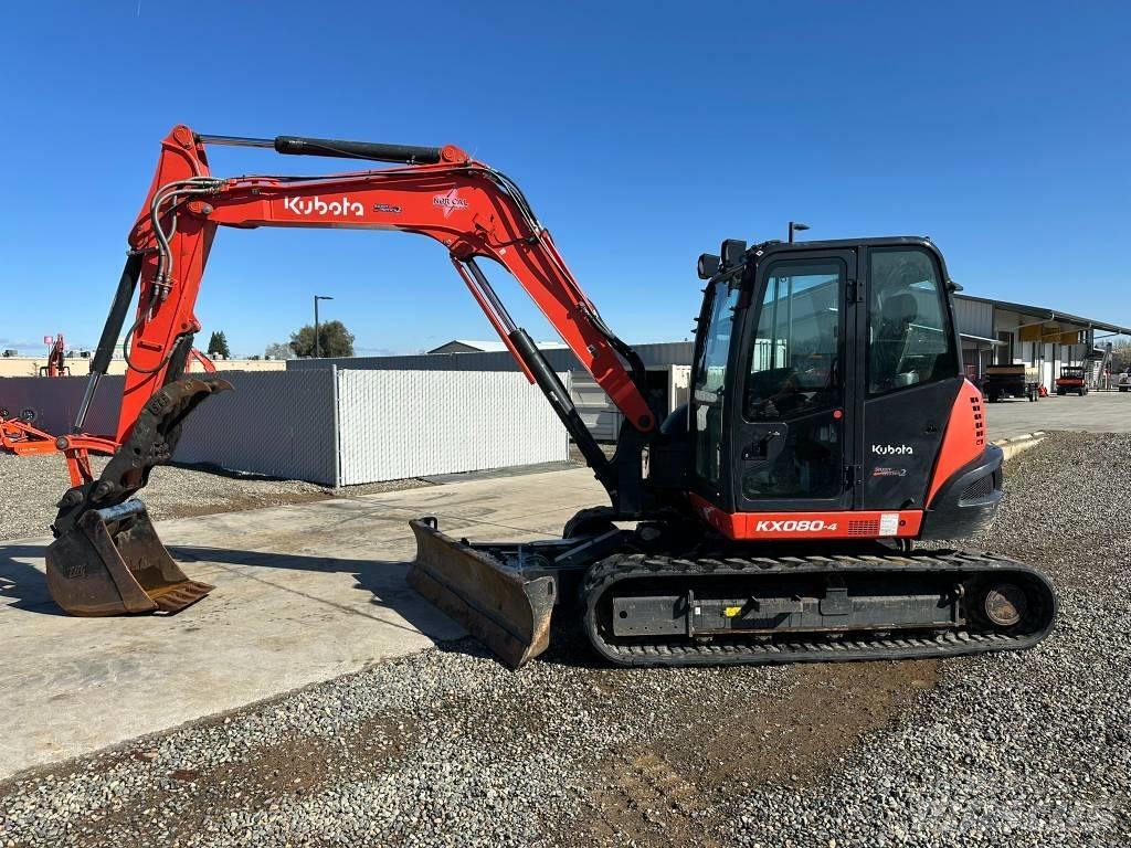 Kubota KX 080-4 Miniekskavaatorid < 7 t