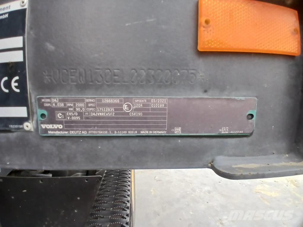 Volvo EWR 130 E Ratasekskavaatorid