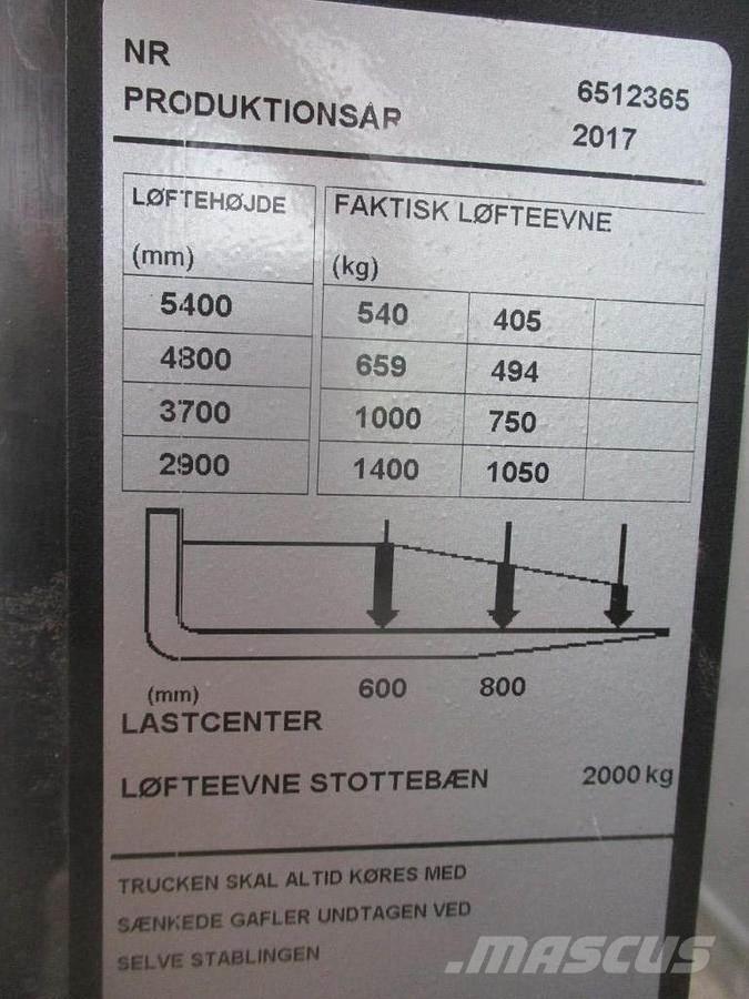 BT SPE 140L Järelkäidavad virnastajad