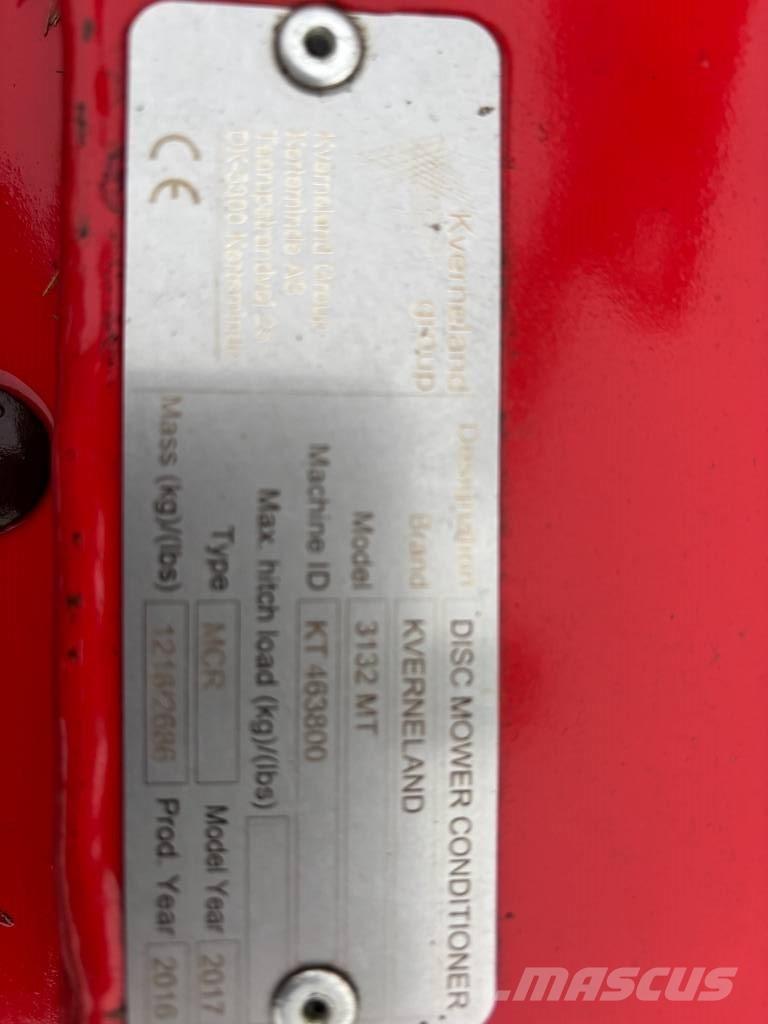 Kverneland 3132 MT Muljurniidukid