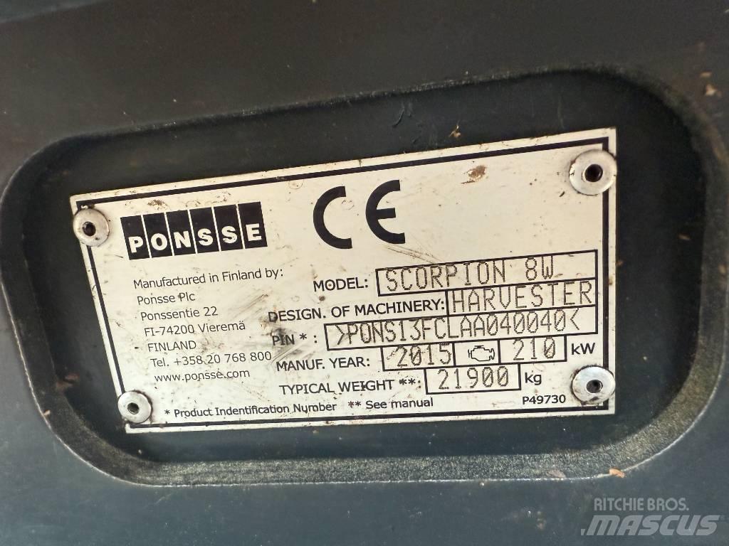 Ponsse SCORPION 8W Harvesterid