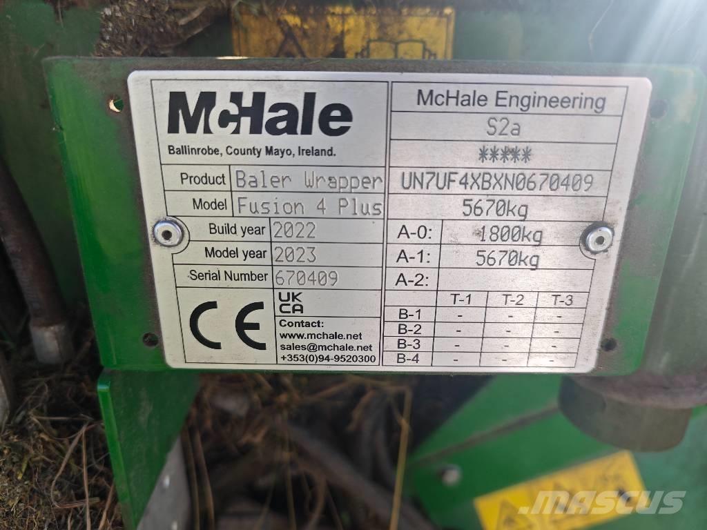 McHale Fusion 4 Plus Ruloonpressid
