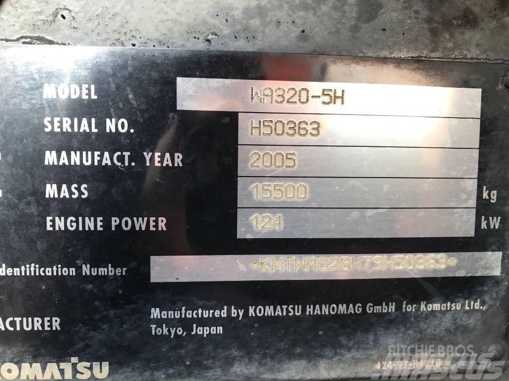 Komatsu WA320-5H Rataslaadurid