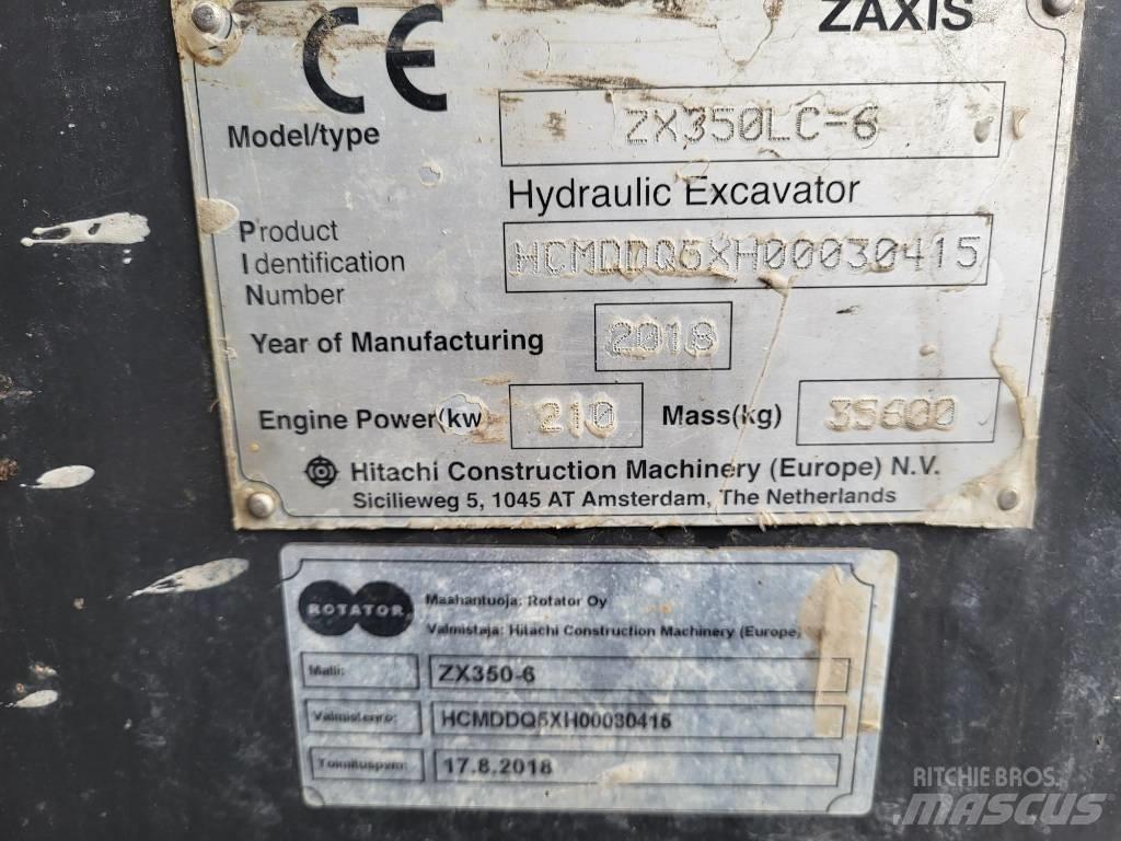 Hitachi ZX 350 LC-6 Roomikekskavaatorid