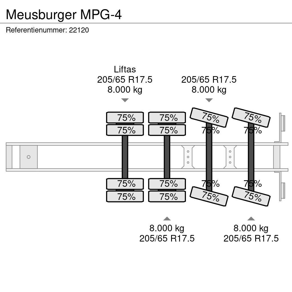 Meusburger MPG-4 Raskeveo poolhaagised