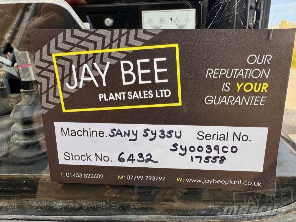 Sany SY 35 U Miniekskavaatorid < 7 t