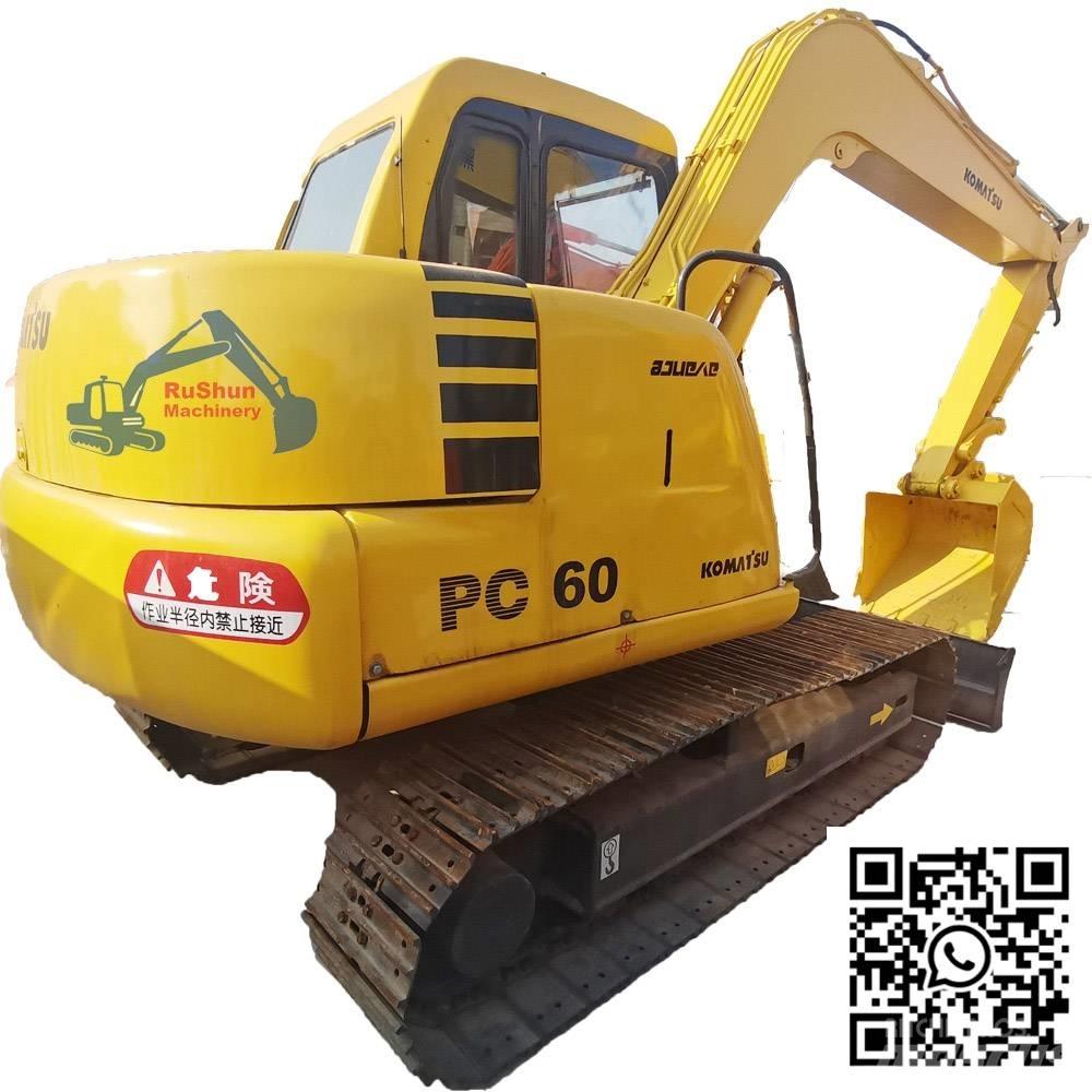 Komatsu PC60 Miniekskavaatorid < 7 t