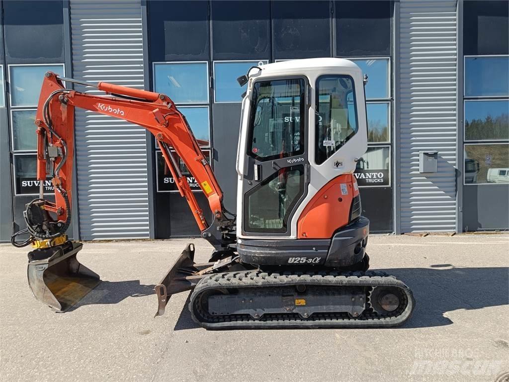 Kubota U25-3 Miniekskavaatorid < 7 t