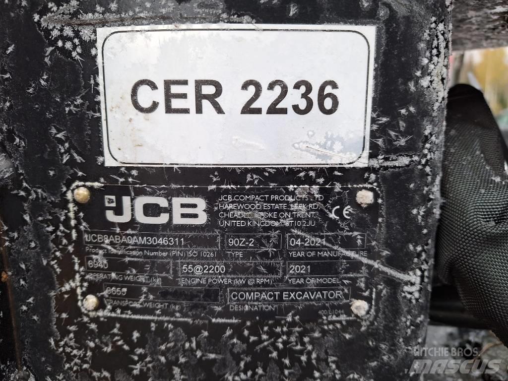 JCB 90 Z-2 Väikeekskavaatorid 7t-12t