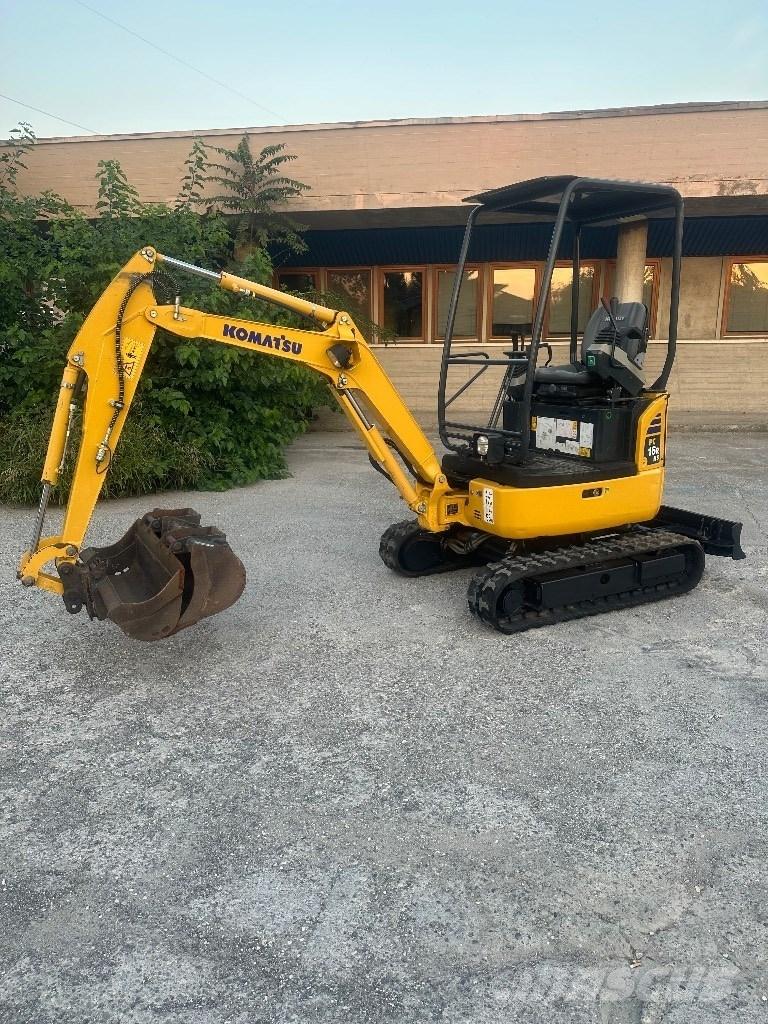 Komatsu PC16R-HS Roomikekskavaatorid