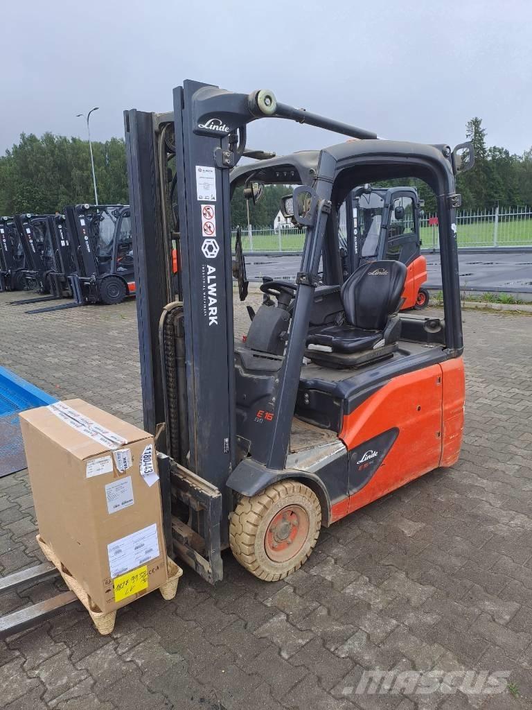 Linde E 16 Elektritõstukid