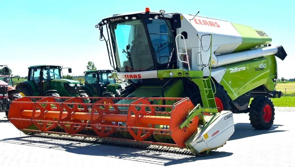 CLAAS Tucano 450 Teraviljakombainid
