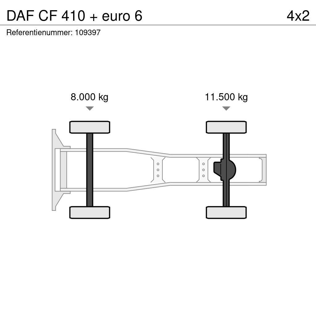 DAF CF 410 + euro 6 Sadulveokid