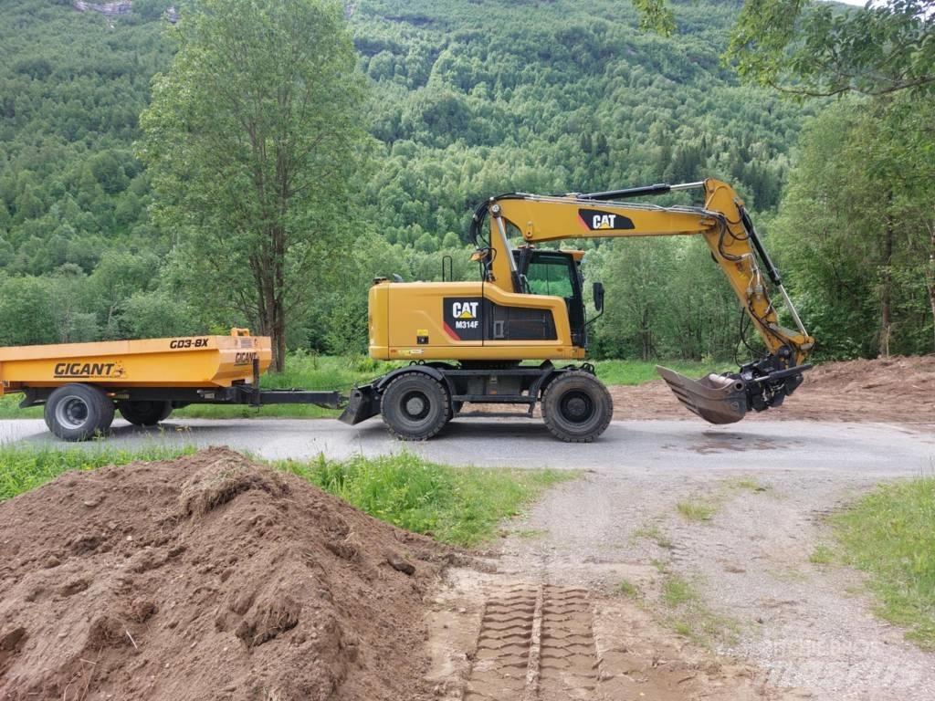 CAT M 314 F Ratasekskavaatorid