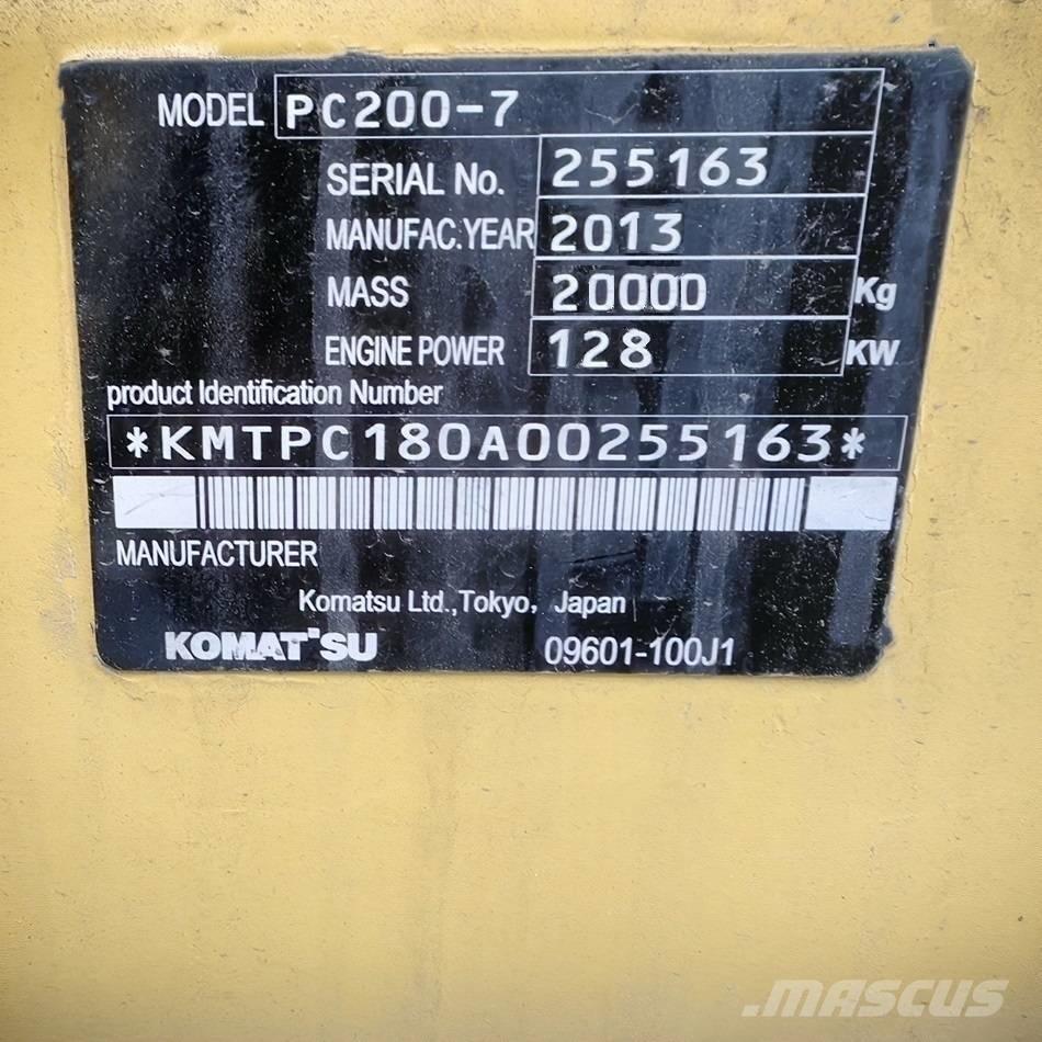 Komatsu pc200-7 Roomikekskavaatorid
