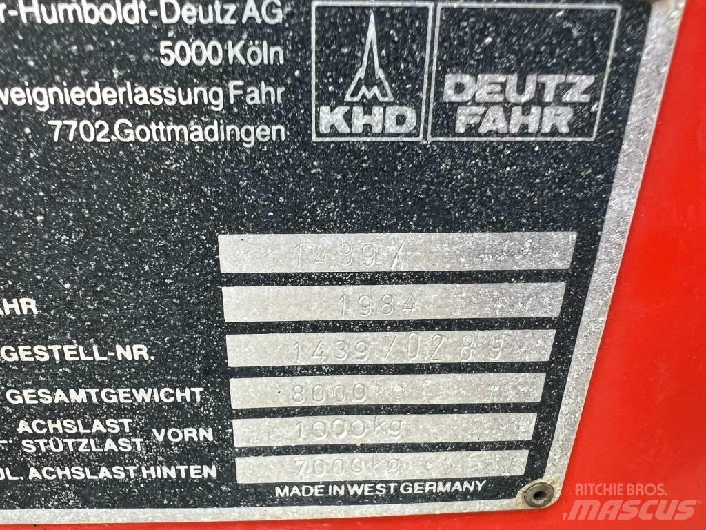 Deutz-Fahr F 570 Laadurhaagised