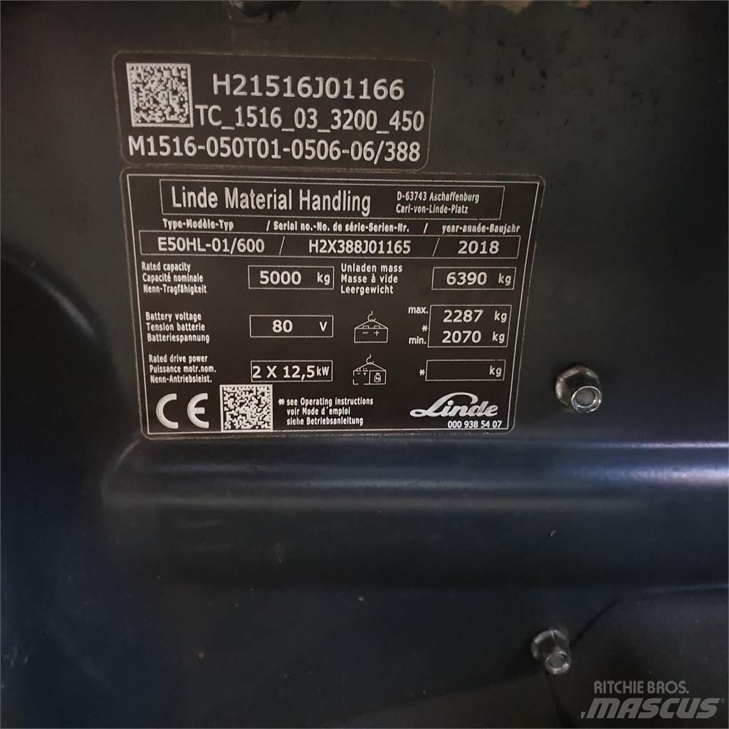Linde E50/600HL Elektritõstukid