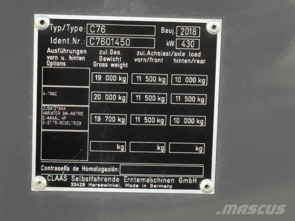 CLAAS Lexion 770 Teraviljakombainid