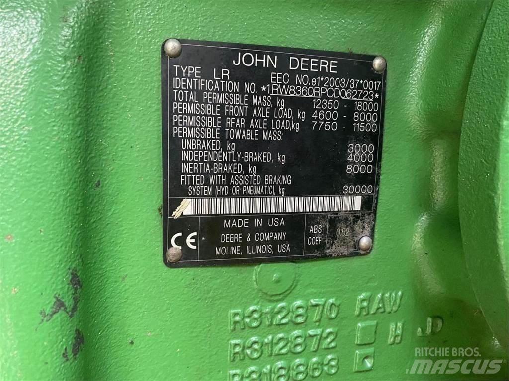 John Deere 8360R Traktorid