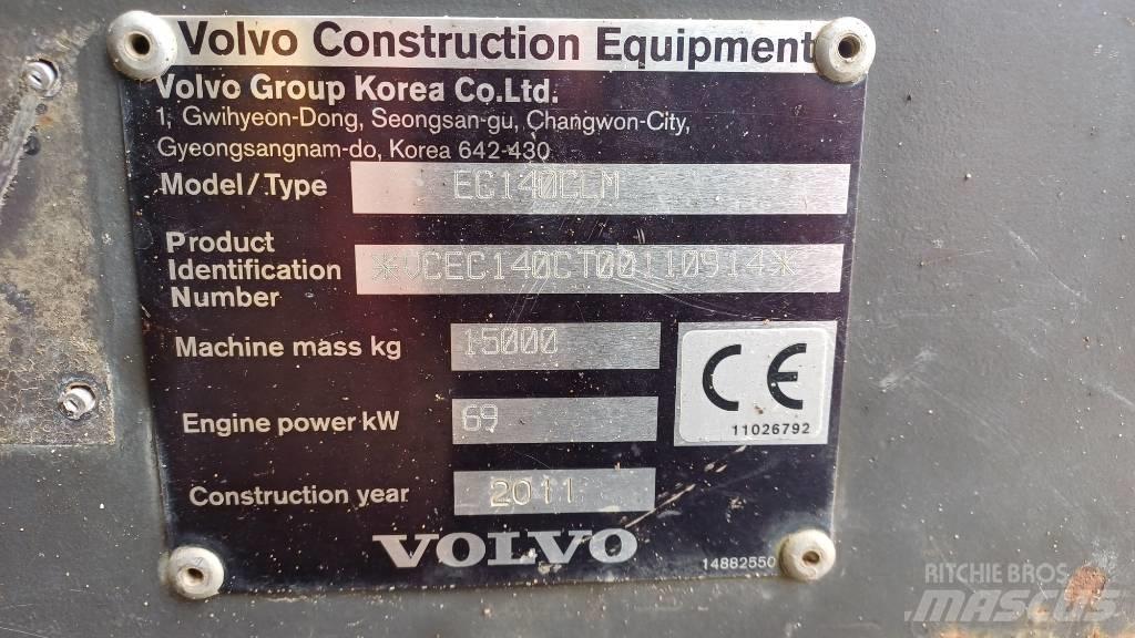 Volvo EC 140 C L M Roomikekskavaatorid
