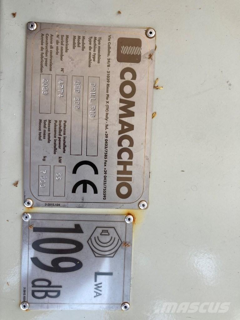 Comacchio Geo600 Kaevupuurimisseadmed
