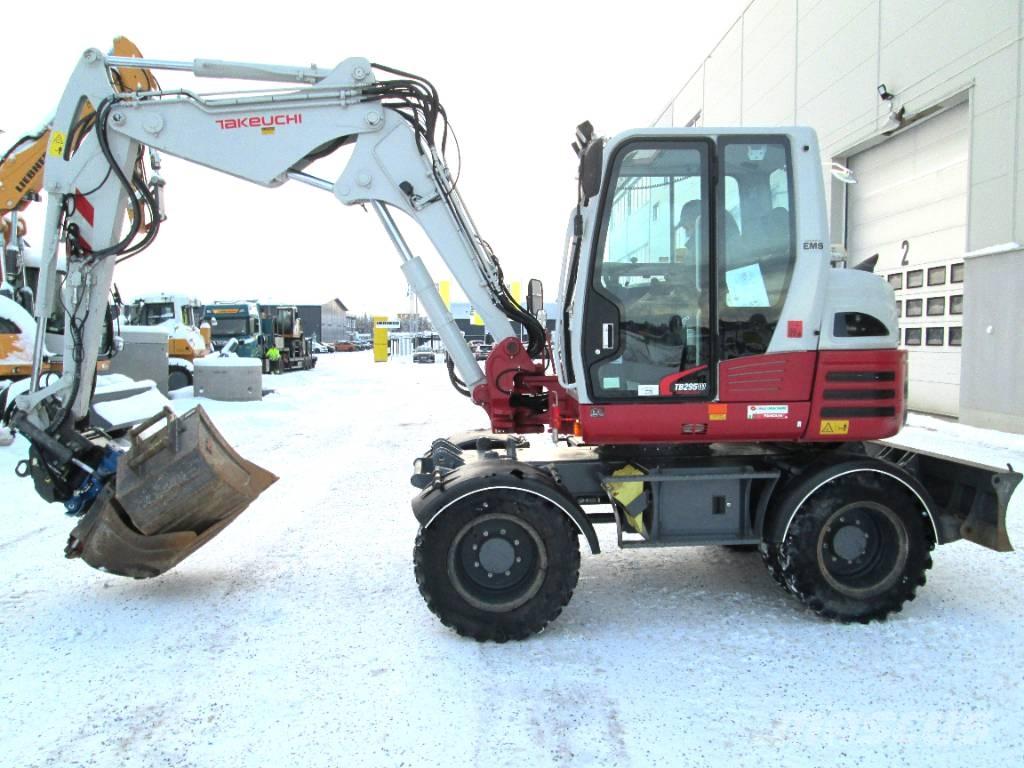 Takeuchi TB 295 W Ratasekskavaatorid