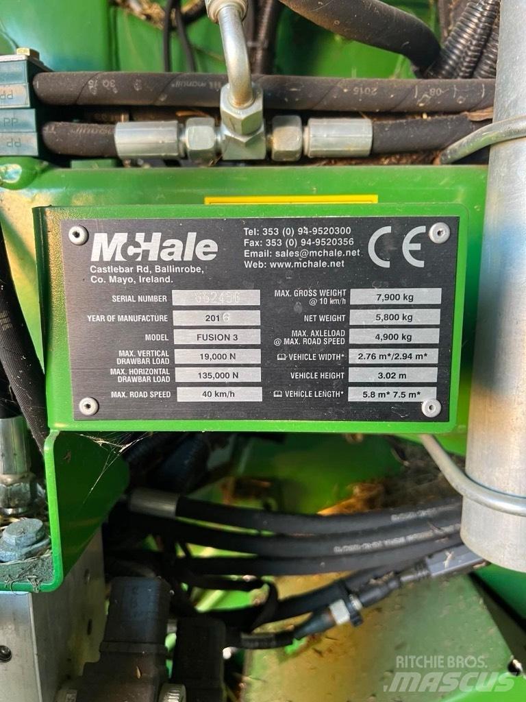 McHale Fusion 3 Plus Ruloonpressid