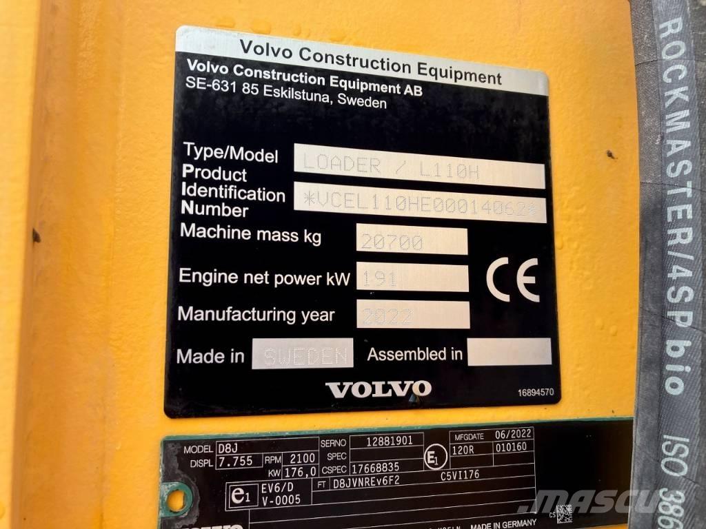 Volvo L 110 H Rataslaadurid