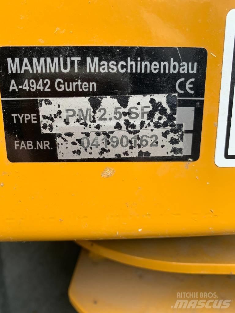 Mammut PM 2.5 SF Silo- ja heinavarumise tehnika tarvikud