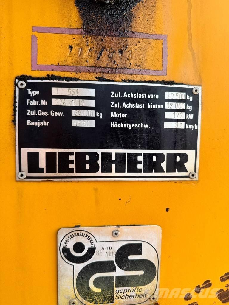 Liebherr L 551 Rataslaadurid