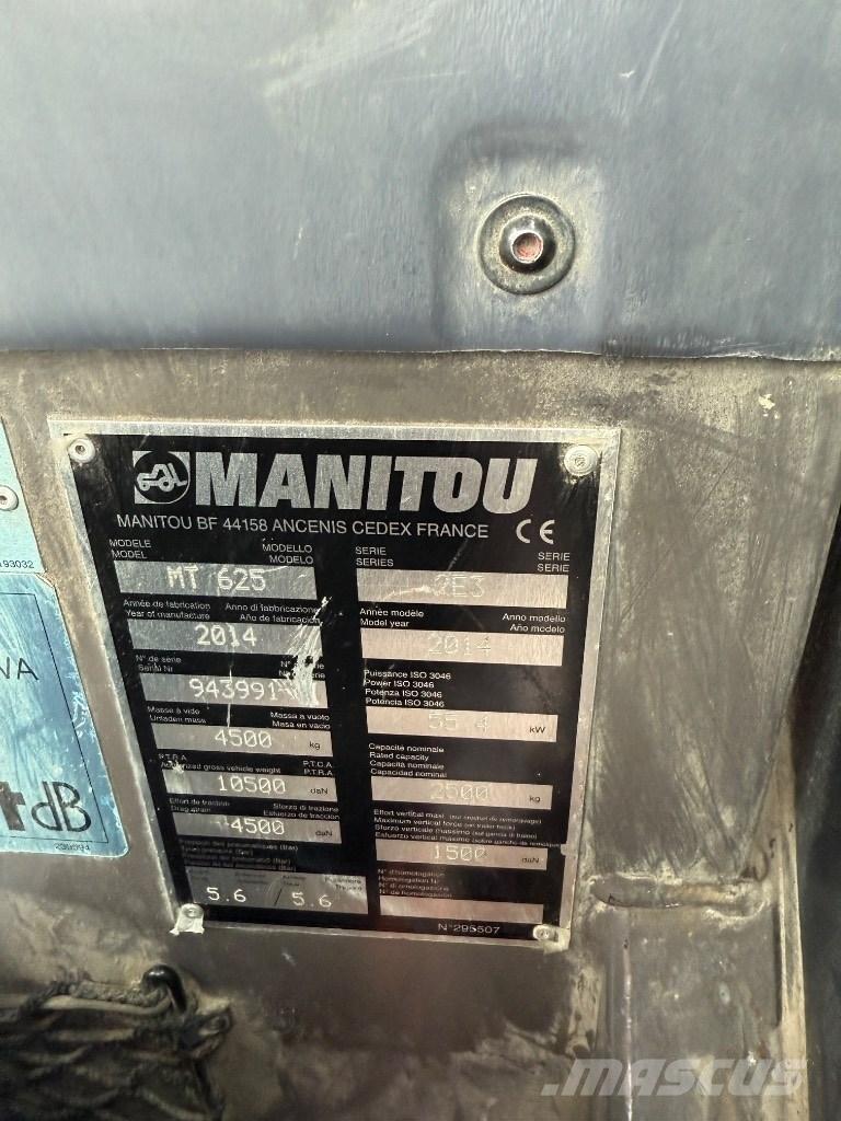 Manitou MT 625 2E3 Teleskooplaadurid