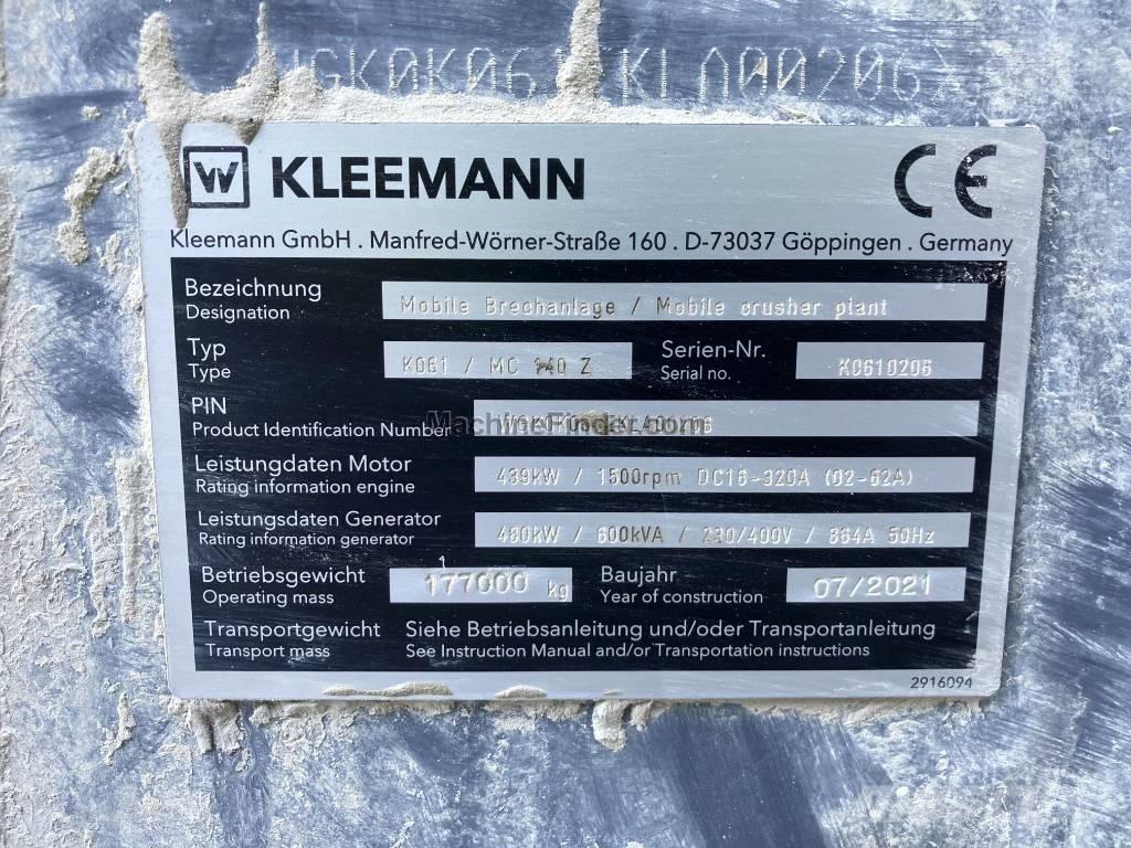 Kleemann MC 140 Iseliikuvad purustid