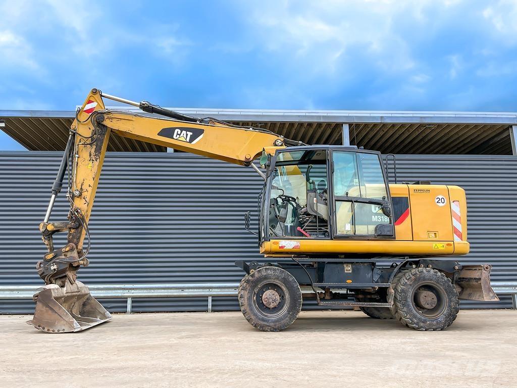 CAT M318F Ratasekskavaatorid