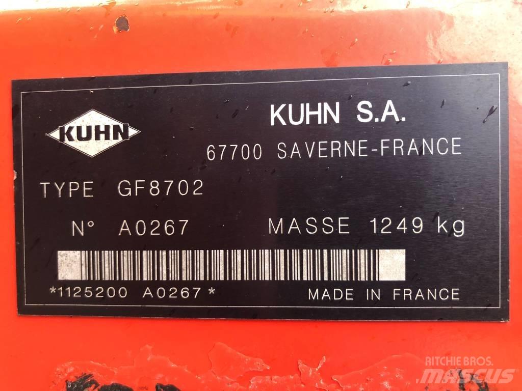 Kuhn GF 8702 Vaalutid ja kaarutid