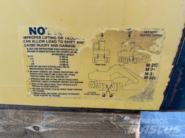 CAT 315 used cab Kabiinid