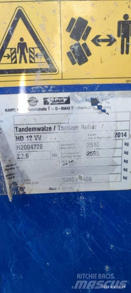 Hamm HD 12 VV Tandemrullid