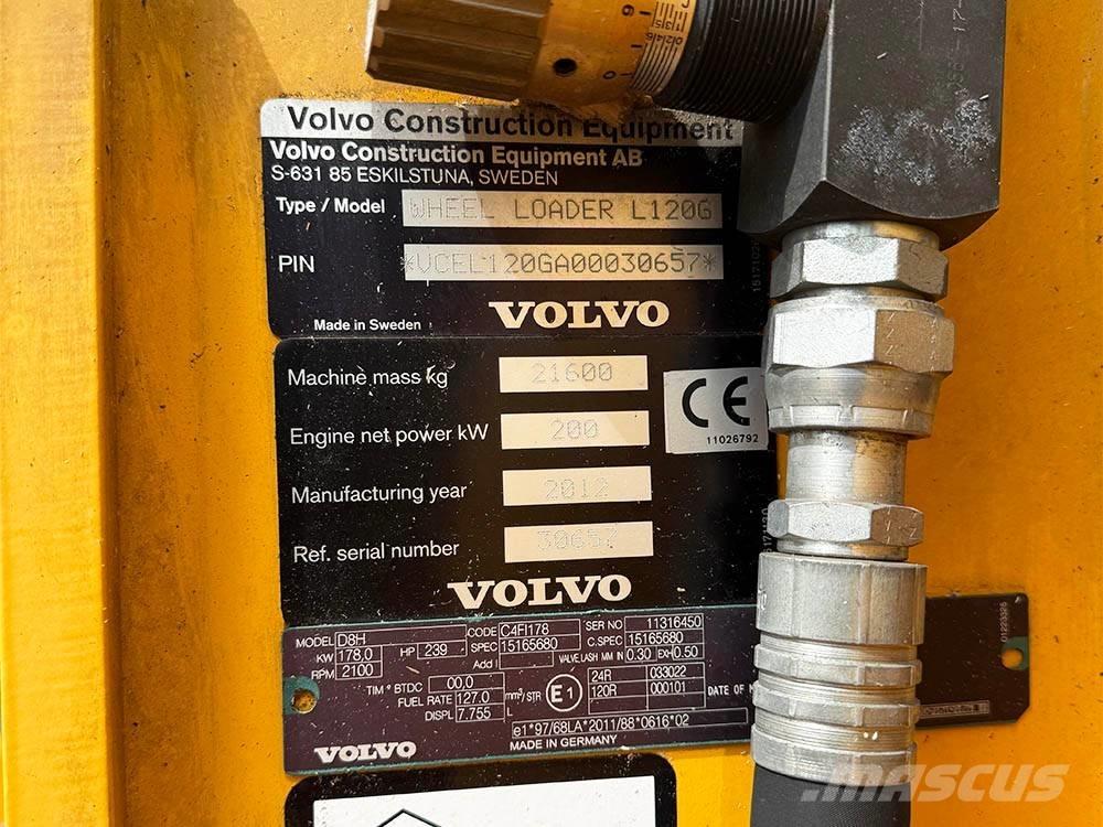 Volvo L 120 G Rataslaadurid