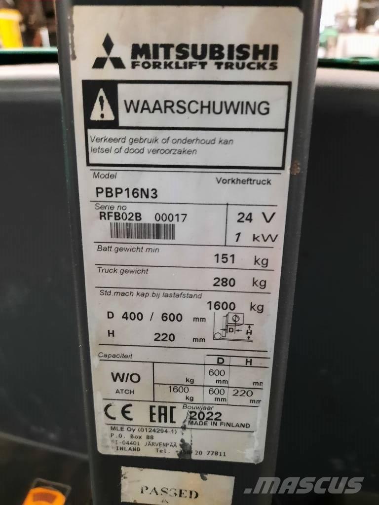Mitsubishi PBP16N3 Elektriline alusesiirdaja