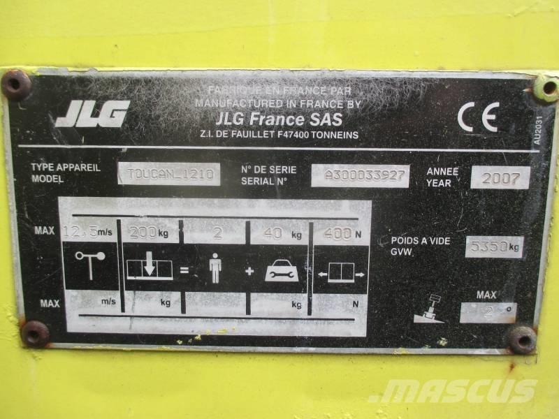 JLG Toucan 1210 Iseliikuvad poomtõstukid