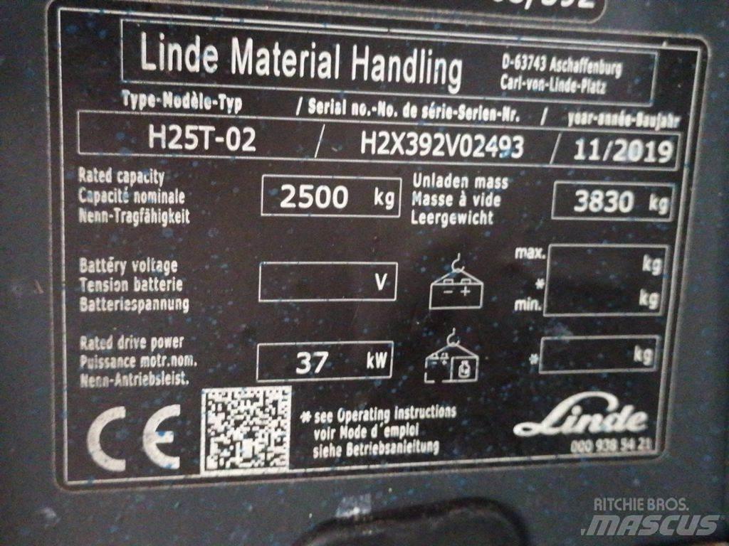 Linde H25T-02 Elektritõstukid