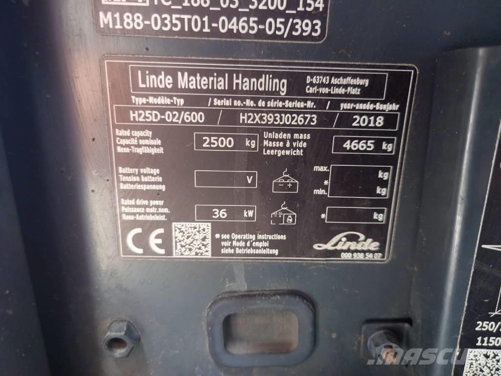 Linde H 25 D Diiseltõstukid