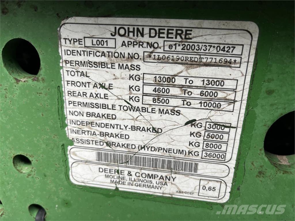 John Deere 6190R Traktorid