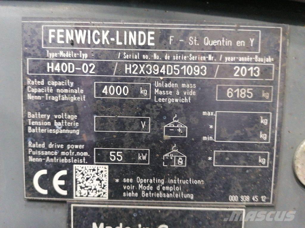 Linde H40D-02 Diiseltõstukid