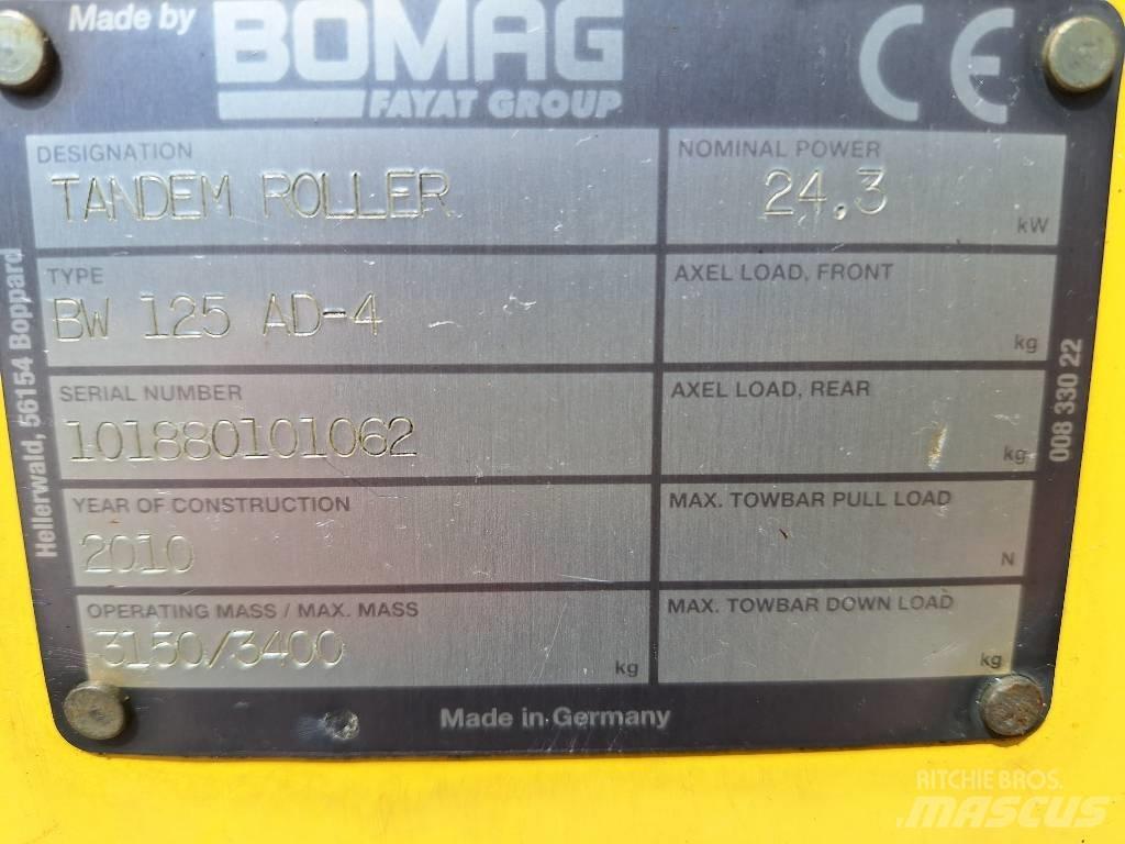 Bomag BW 125 AD-4 Tandemrullid