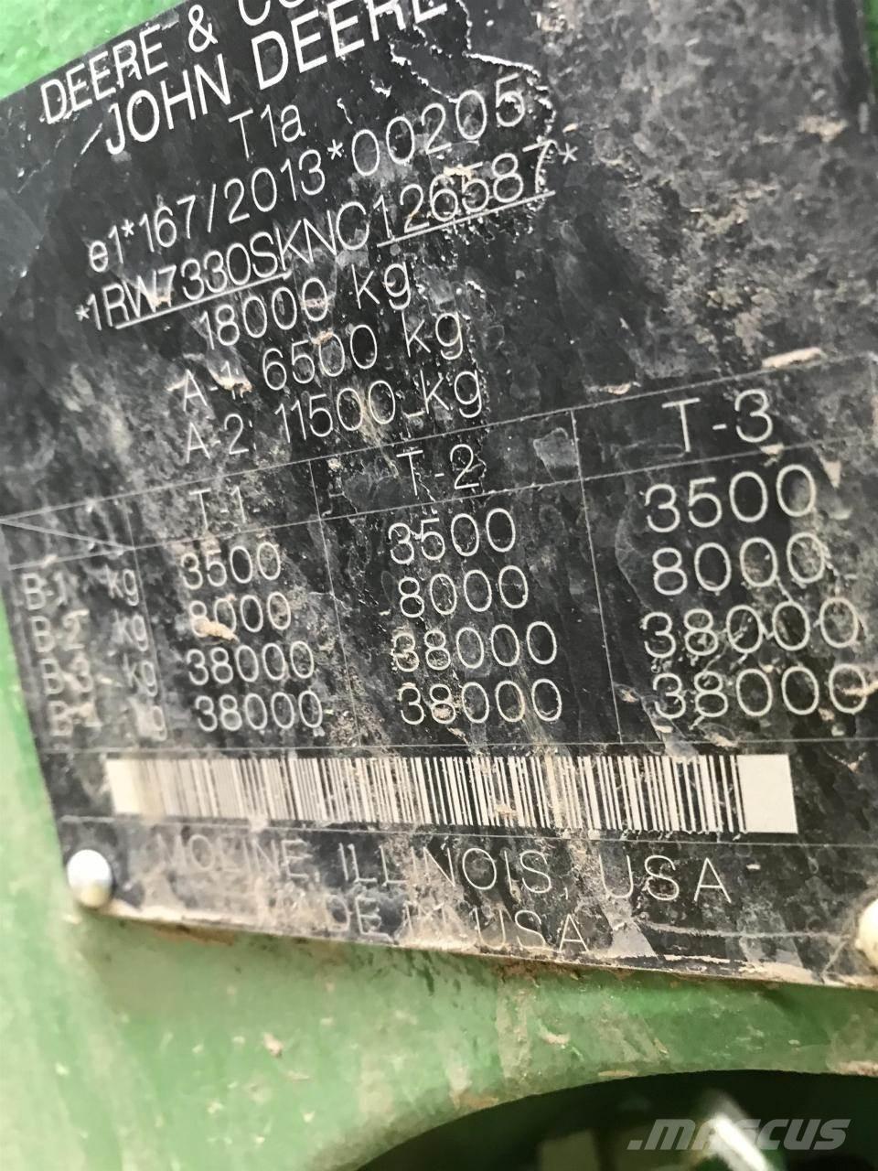 John Deere 7R 330 Traktorid