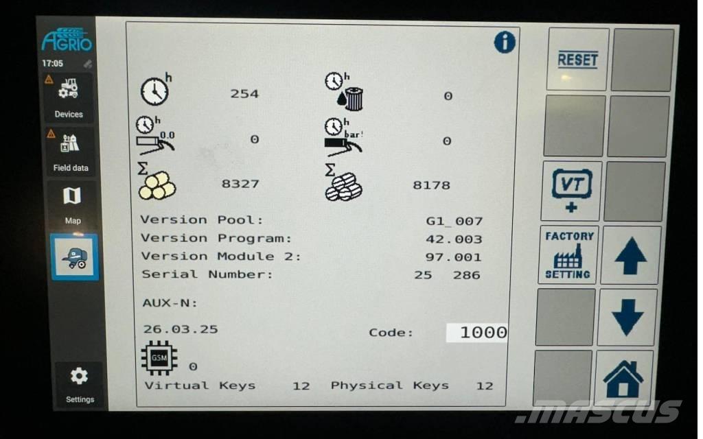 Goweil G1 F125 Kombi Ruloonpressid