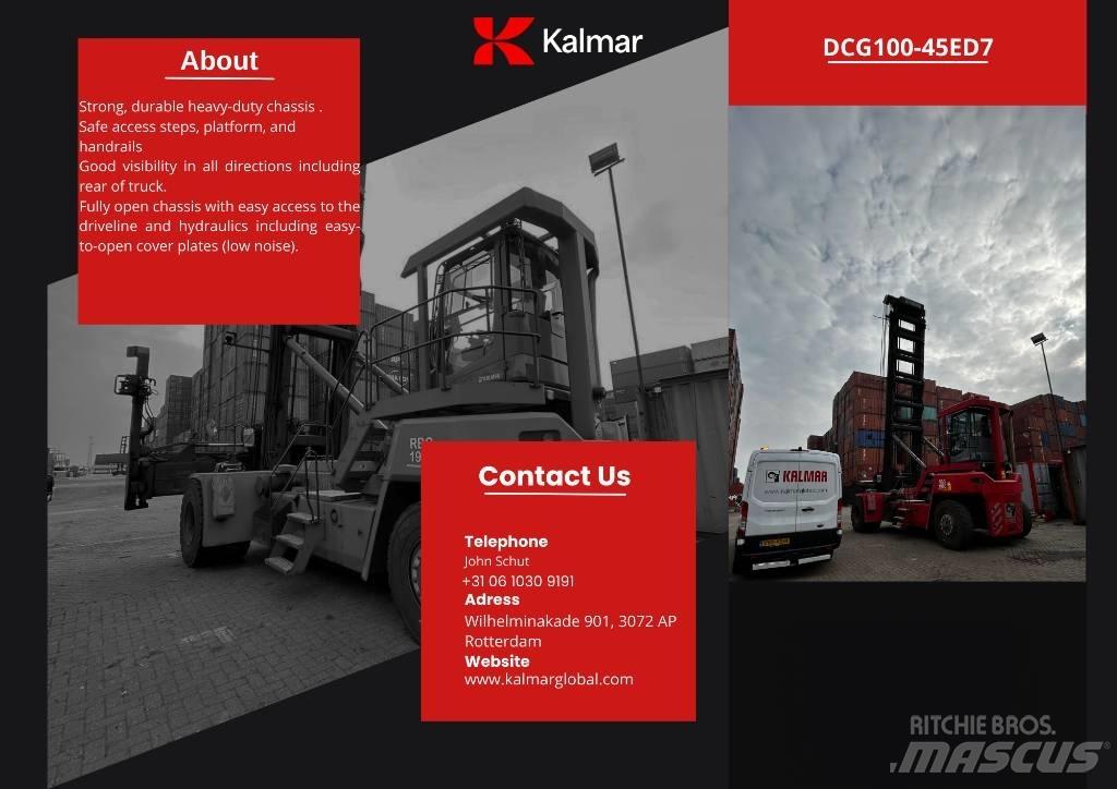 Kalmar DCG 100-45ED7 Konteineritõstukid